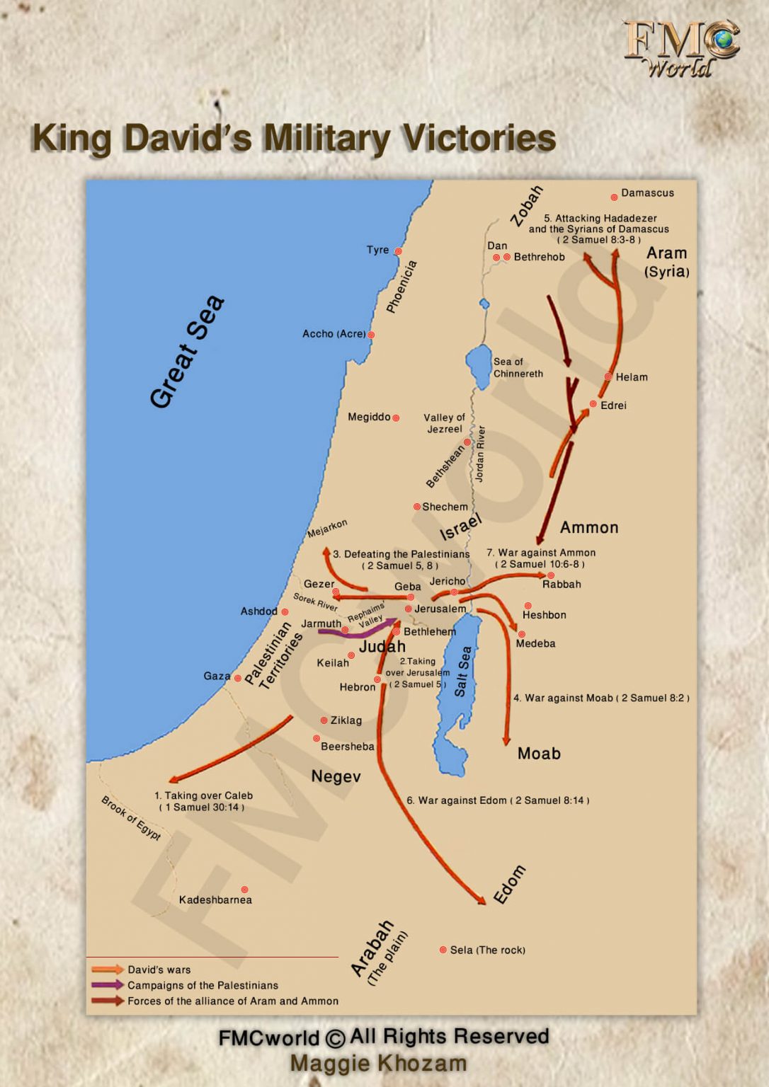 Old Testament World Map