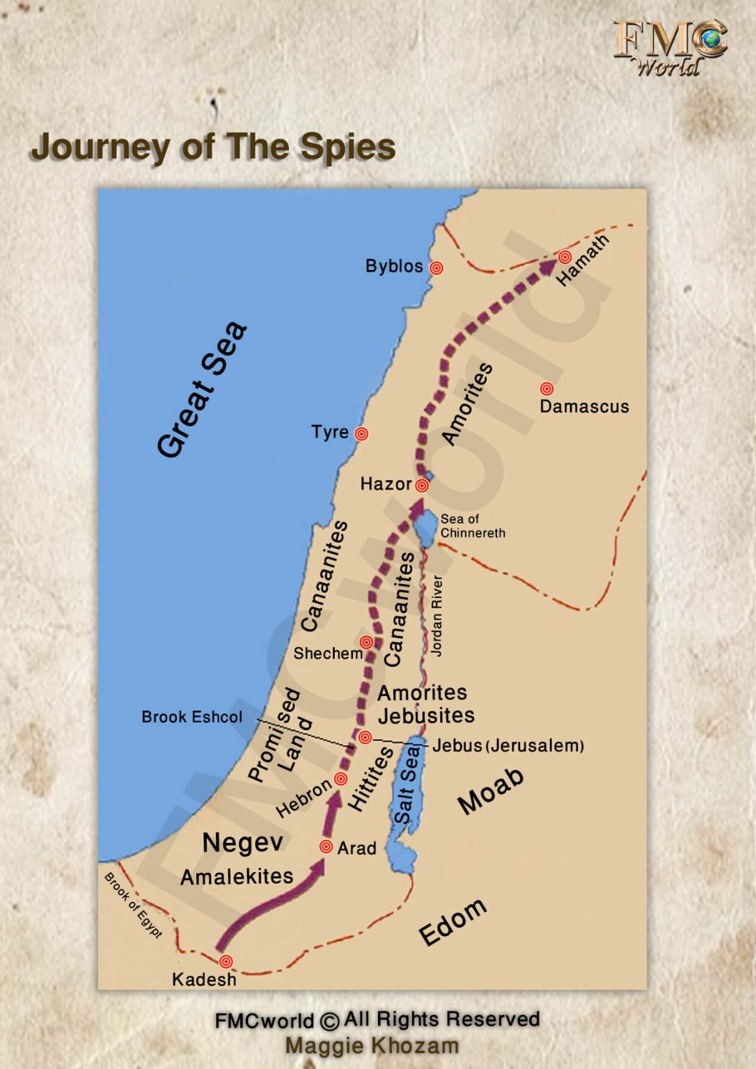 journey of elijah map