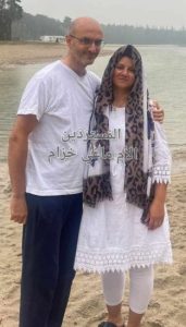 ماغي-خزام-معمودية-إيفا شابو-و-زوجها-عماد-العراق