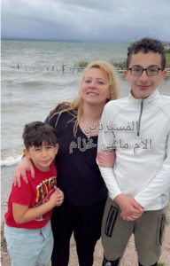 ماغي_خزام_معمودية_ كريستنينا_وأولادها