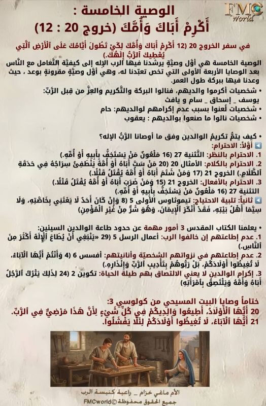 الوصية-الخامسة-أكرم-أباك-وأمك