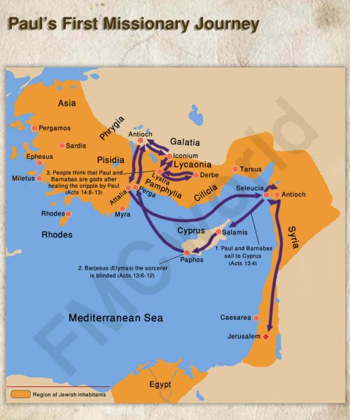 Paul's First Missionary Journey