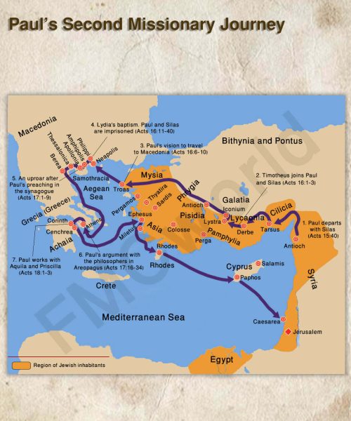 Paul's Second Missionary Journey