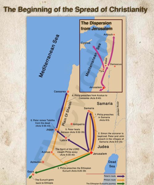 The Beginning of the Spread of Christianity